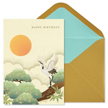 NIQUEA.D BY AVANTI Card - Crane w/ Sun Bday