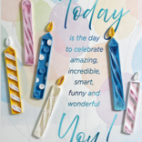 NIQUEA.D BY AVANTI Card - Candles on Balloons Quilled