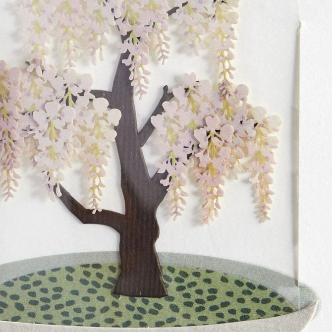 NIQUEA.D BY AVANTI Card - Wisteria Tree in Cloche