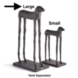 Napa Home & Garden Decor - Large Tall Metal Dog