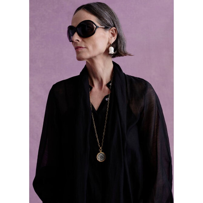 Chan Luu Necklace - Gold/White Mop