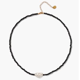 Chan Luu Earring - Temple Onyx/Pearl