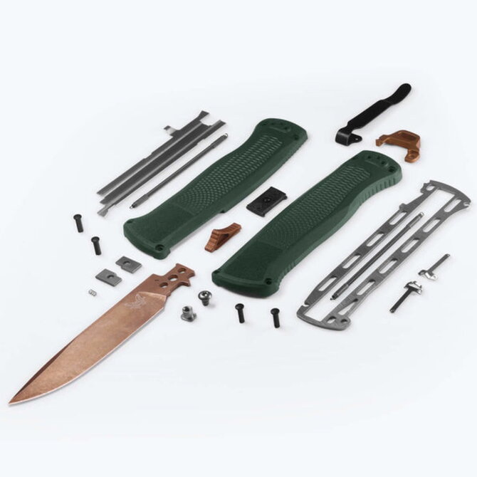 BENCHMADE KNIFE-SHOOTOUT DROP POINT OTF DARK GREEN