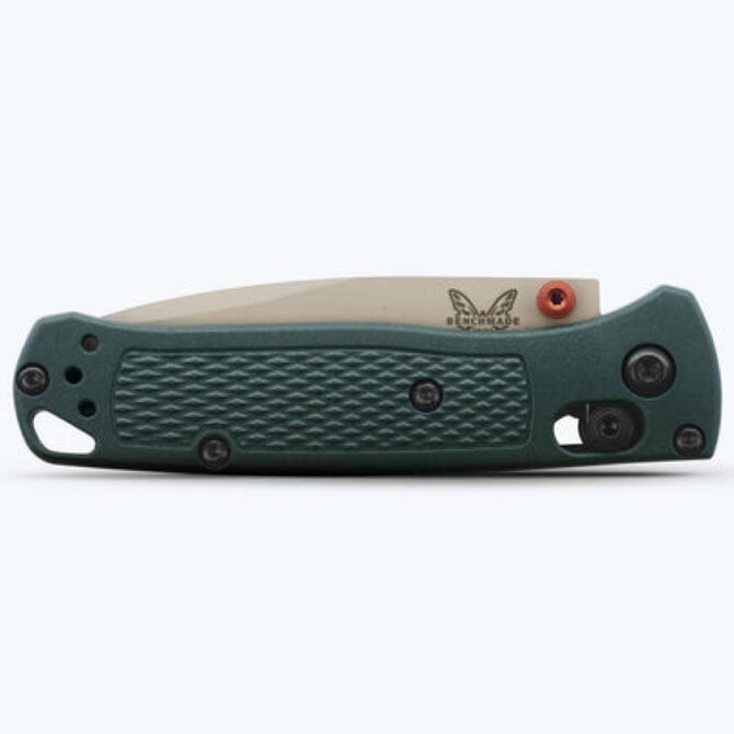 BENCHMADE KNIFE-MINI BUGOUT AXIS DARK GREEN