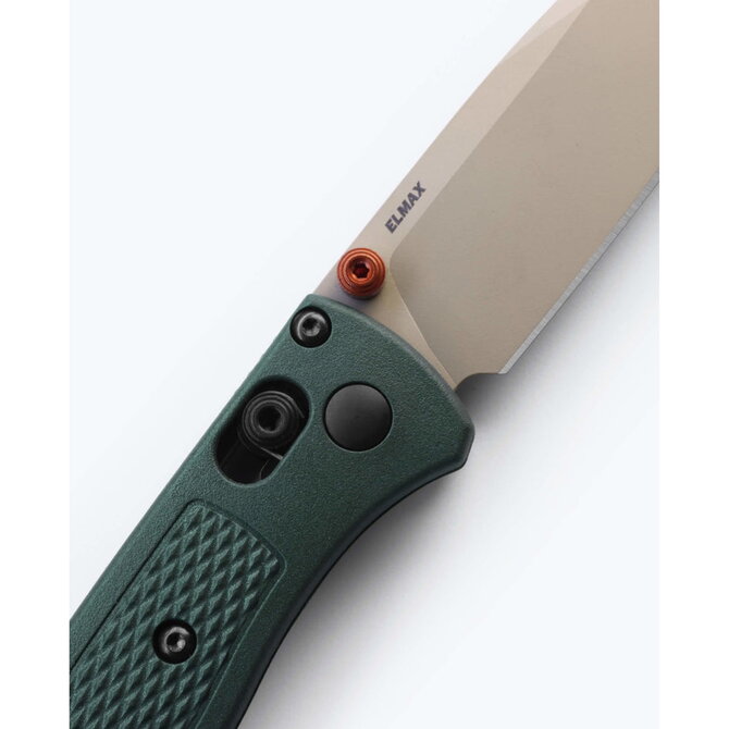 BENCHMADE KNIFE-MINI BUGOUT AXIS DARK GREEN