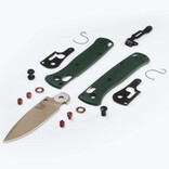 BENCHMADE KNIFE-MINI BUGOUT AXIS DARK GREEN