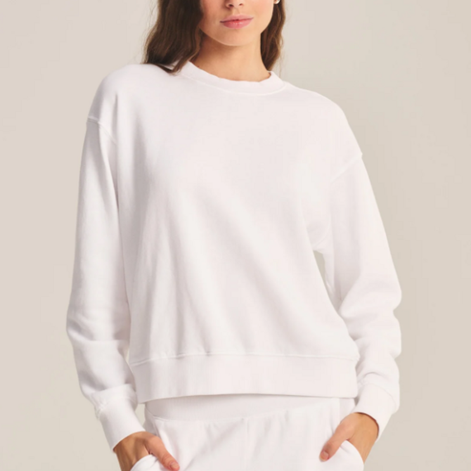Velvet Top - Yoko Crew Long Sleeve