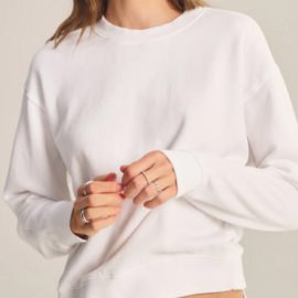 Velvet Top - Yoko Crew Long Sleeve