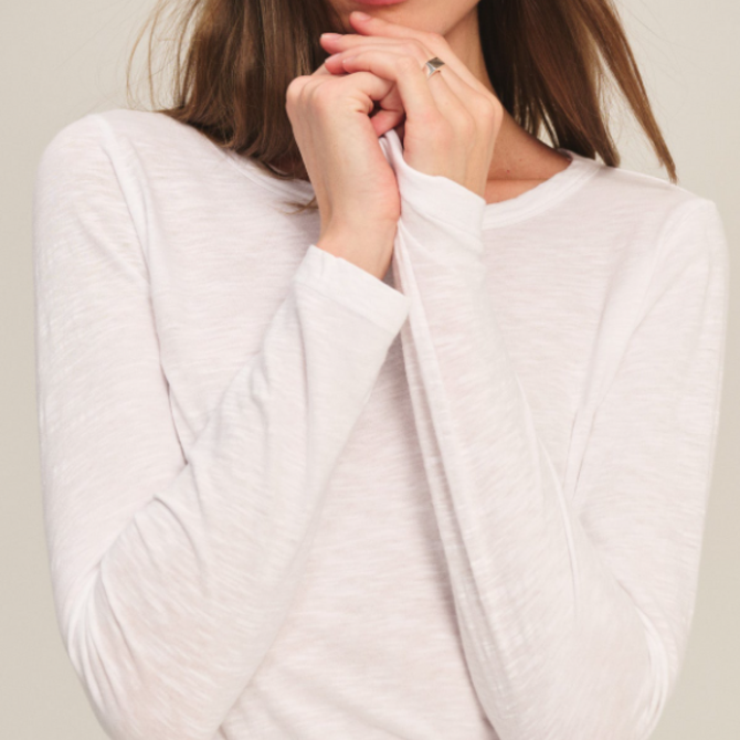 Velvet Top - Lizzie Long Sleeve Crewneck