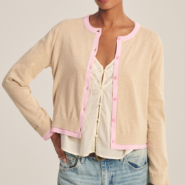 Velvet Top - Saylor Cardi Long Sleeve