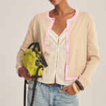 Velvet Top - Saylor Cardi Long Sleeve