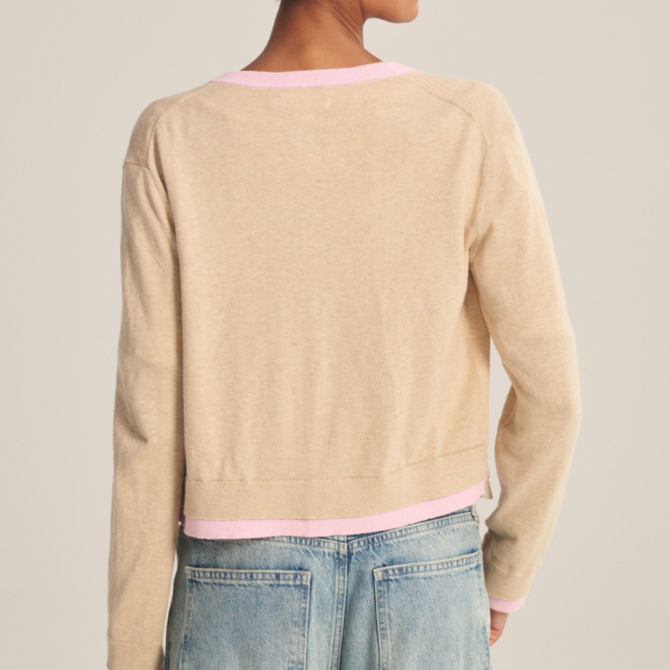 Velvet Top - Saylor Cardi Long Sleeve