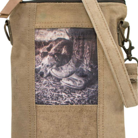 Vintage Addiction Crossbody Bag - Recycled Tent