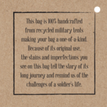 Vintage Addiction Crossbody Bag - Recycled Tent