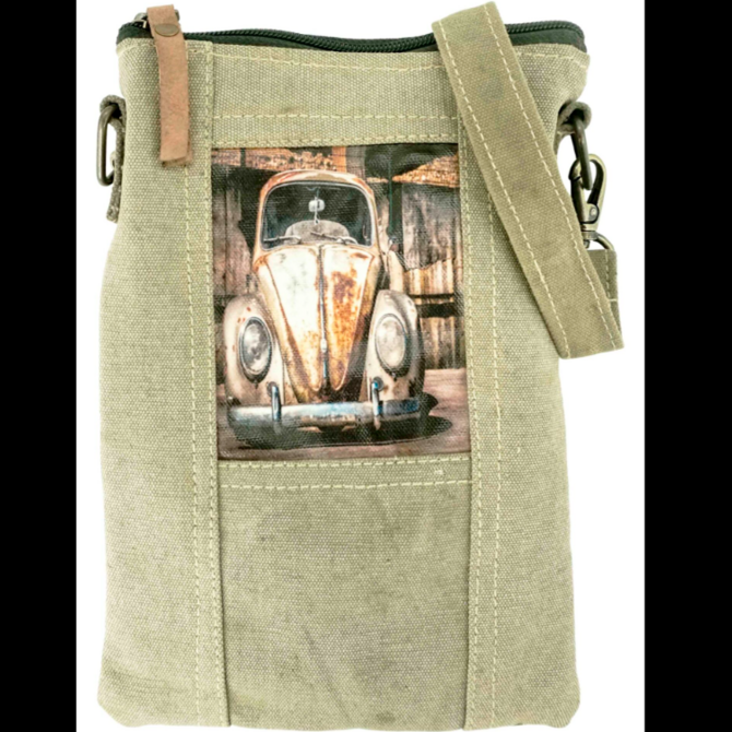 Vintage Addiction Crossbody Bag - Recycled Tent