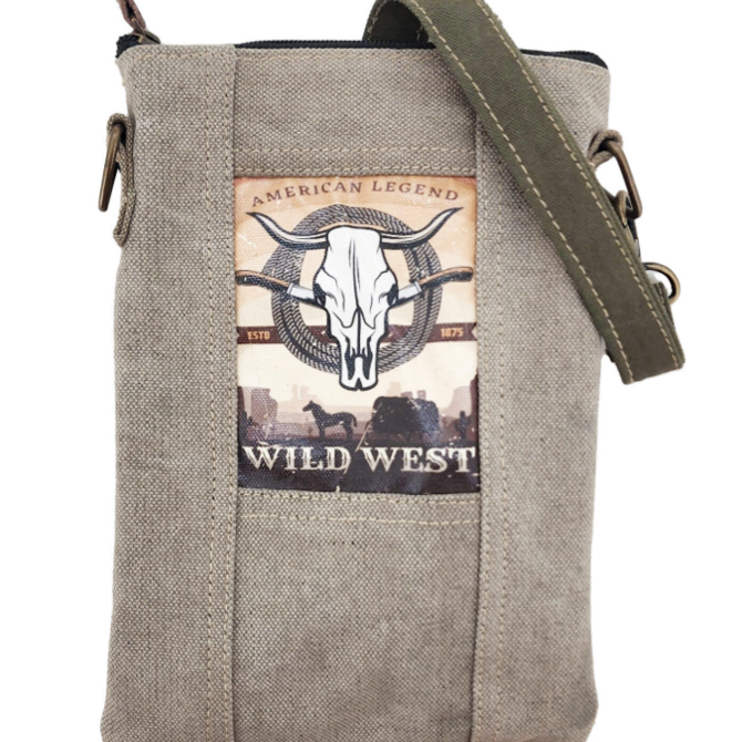 Vintage Addiction Crossbody Bag - Recycled Tent