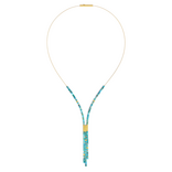 BERND WOLF Necklace - Yacuni Turquoise SS 24K Plated