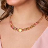 BERND WOLF Necklace - Suntenias Tourmaline SS 24K Plated