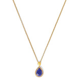 BERND WOLF N-ANTONIO LAPIS ZIRC SS 24K PLATED