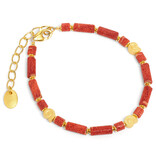 BERND WOLF Bracelet - Marie Coral SS 24K Plated