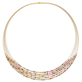BERND WOLF Necklace - Cilamo Tourmaline SS 24K Plated