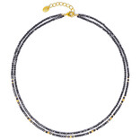 BERND WOLF Necklace - Cusoli Spinel SS 24k Plated
