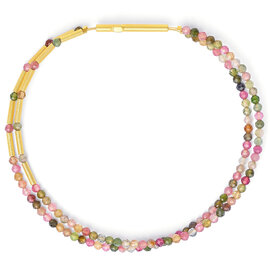 BERND WOLF Bracelet - Clini Tourmaline SS 24K Plated