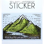 LAURIE LAMBES GREAT STUFF STICKER-3 PEAKS ROCKY MOUNTAINS/CO