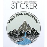 LAURIE LAMBES GREAT STUFF STICKER-MOUNTAIN WATERFALL PIKES PEAK/CO