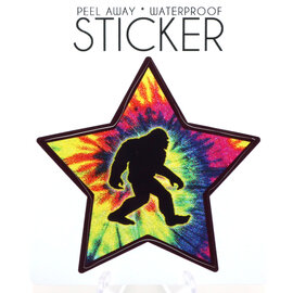 LAURIE LAMBES GREAT STUFF STICKER-BIGFOOT TIE DYE