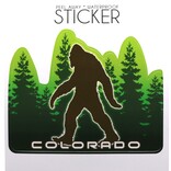 LAURIE LAMBES GREAT STUFF STICKER-SASQUATCH FOREST GREEN CO