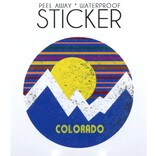 LAURIE LAMBES GREAT STUFF STICKER-STRIPED SKY MOUNTAINS ROCKY MOUNTAINS/CO