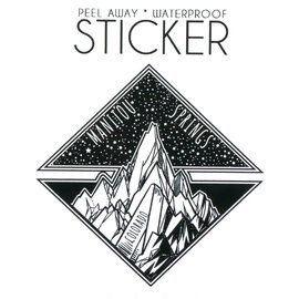 LAURIE LAMBES GREAT STUFF STICKER-DOUBLE DIAMOND BLACK MANITOU SPRINGS