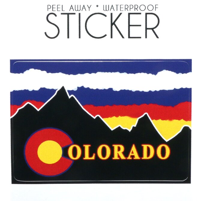 LAURIE LAMBES GREAT STUFF STKR-BLACK SUNSET COFLAG