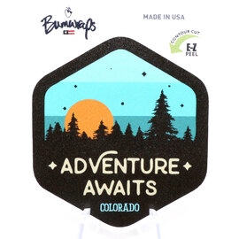 Bumwraps Inc STICKER-ADVENTURE AWAITS COLORADO