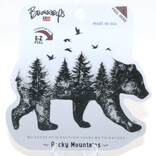 Bumwraps Inc STICKER-BIRD BEAR ROCKY MOUNTAINS