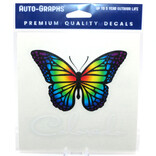 BRASS REMINDERS CO. STICKER-RAINBOW BUTTERFLY COLORADO