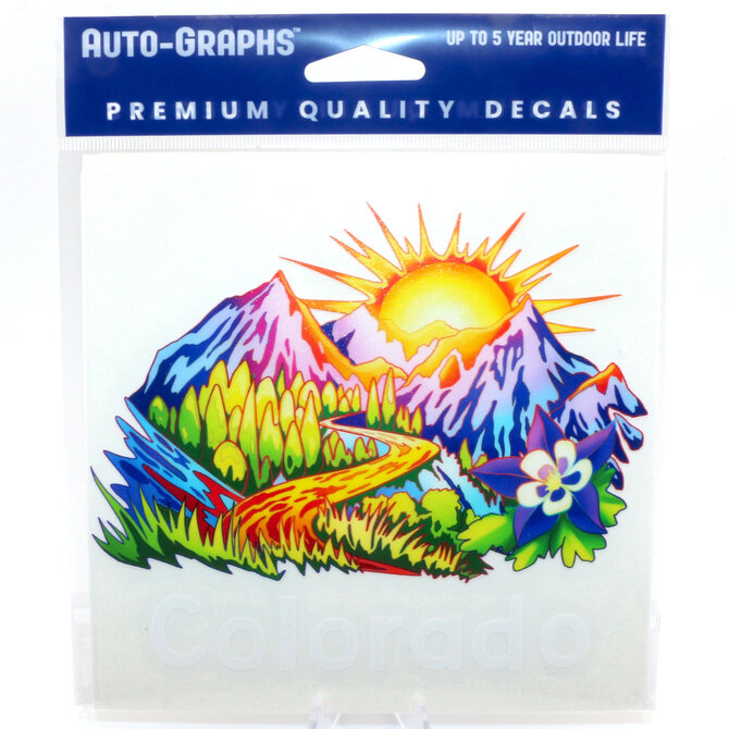 BRASS REMINDERS CO. STICKER-LANDSCAPE COLORADO