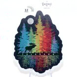 Bumwraps Inc STICKER-ROOTS DOWN MOOSE COLORADO