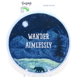 Bumwraps Inc STICKER-WANDER AIMLESSLY RND GOG