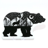 Colorado Sticker Art STICKER-BEAR & WOLF