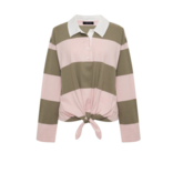 Sanctuary Clothing Tee - Rugby Tie Front