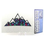 BRASS REMINDERS CO. STICKER-WAVE MOUNTAINS COLORADO ARCH