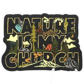 Atomicchild Llc STKR-NATURE IS CHURCH