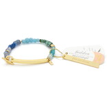 Scout Curated Wears Bracelet - Brave African Turquoise/Gold