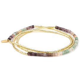 Scout Curated Wears Bracelet - Ombre Wrap Twilight/Gold