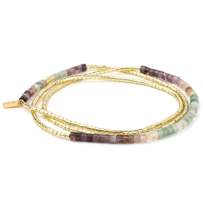 Scout Curated Wears Bracelet - Ombre Wrap Twilight/Gold
