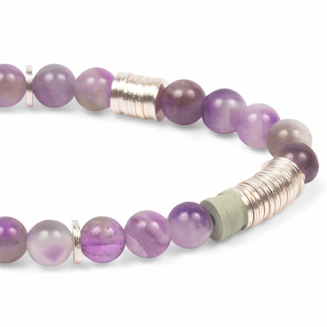 Scout Curated Wears Bracelet - Stacker/Amethyst