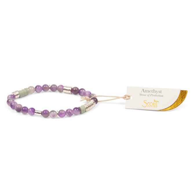 Scout Curated Wears Bracelet - Stacker/Amethyst