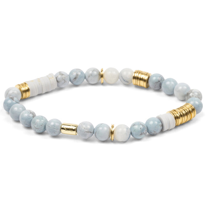 Scout Curated Wears Bracelet - Stacker/Blue Howlite